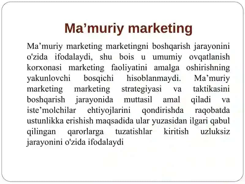 RESTORANNING MA’MURIY MARKETINGI 3