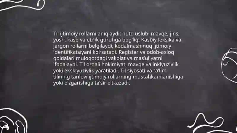 Tilning ijtimoiy koʻrinishlari 3