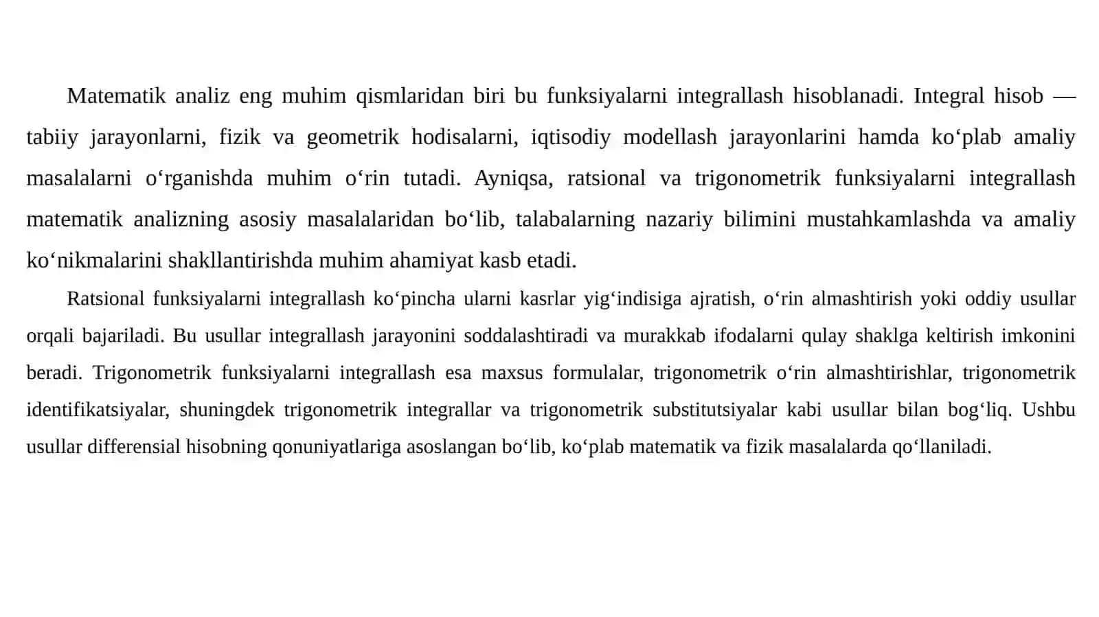 Matematika va informatika kurs ishi 3