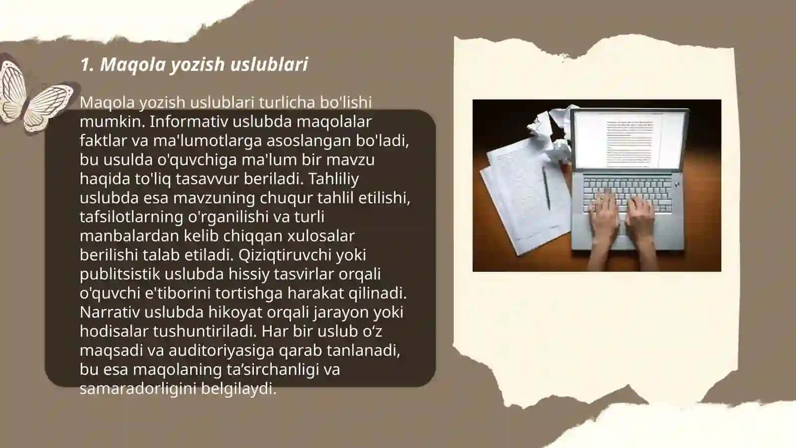 Yaxshi maqola yozish qoidalarini oʻrganish 3