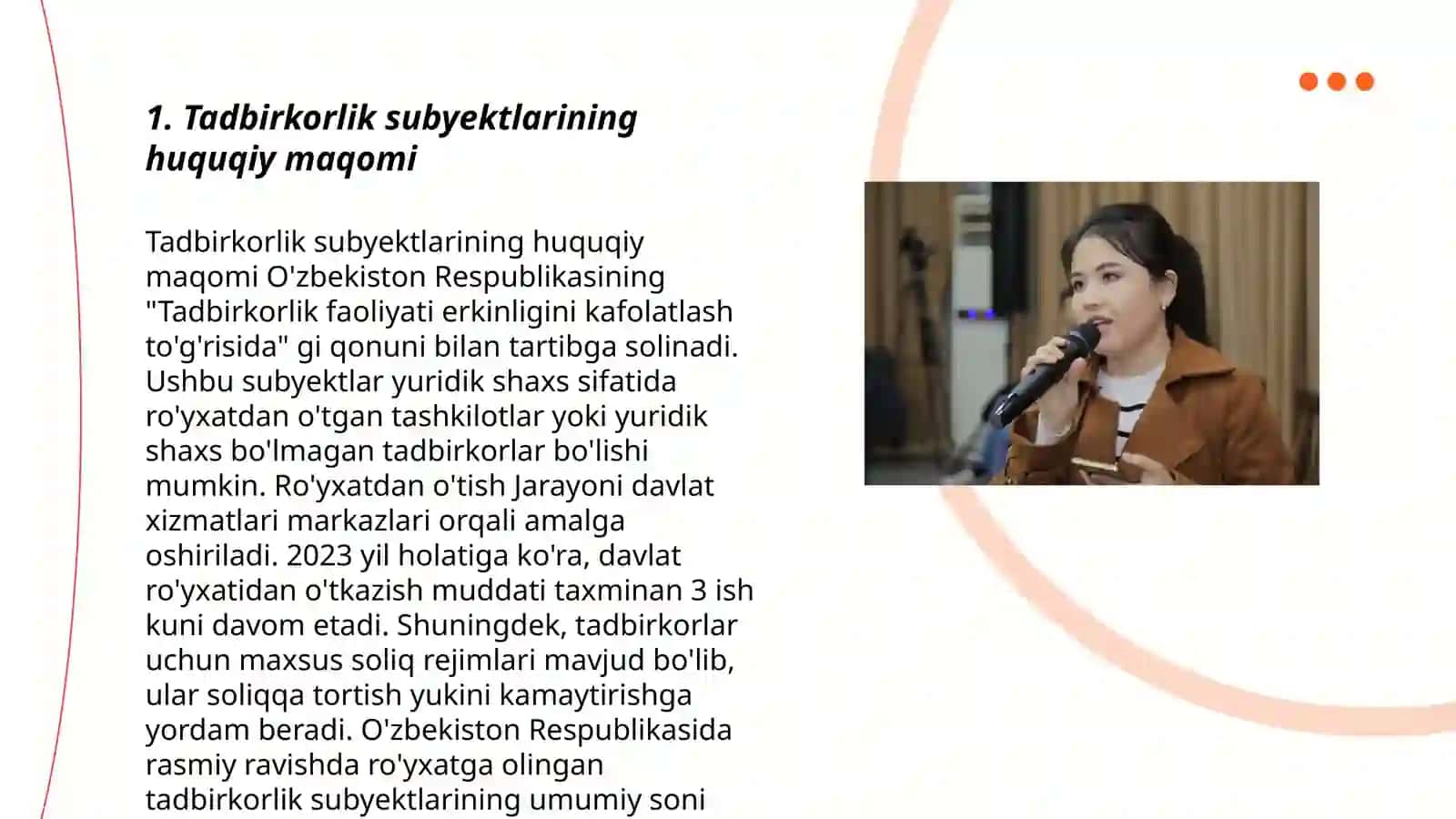 Tadbirkorlik subyektlarining huquq va majburiyatlari.xalqaro paktlar 3