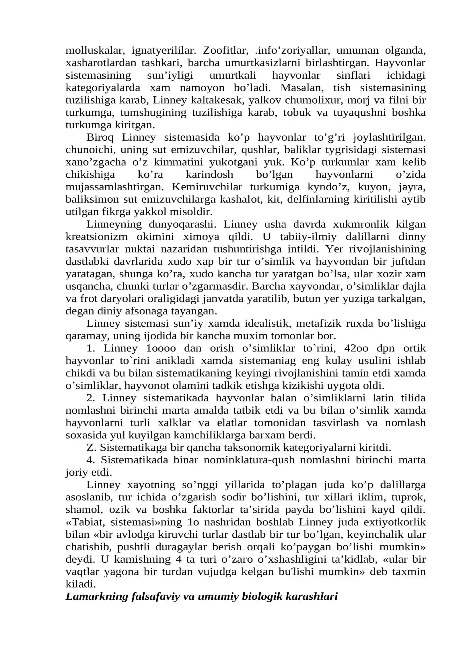 CH Darvinning evolyusion ta'limoti va undan keyingi davr 3