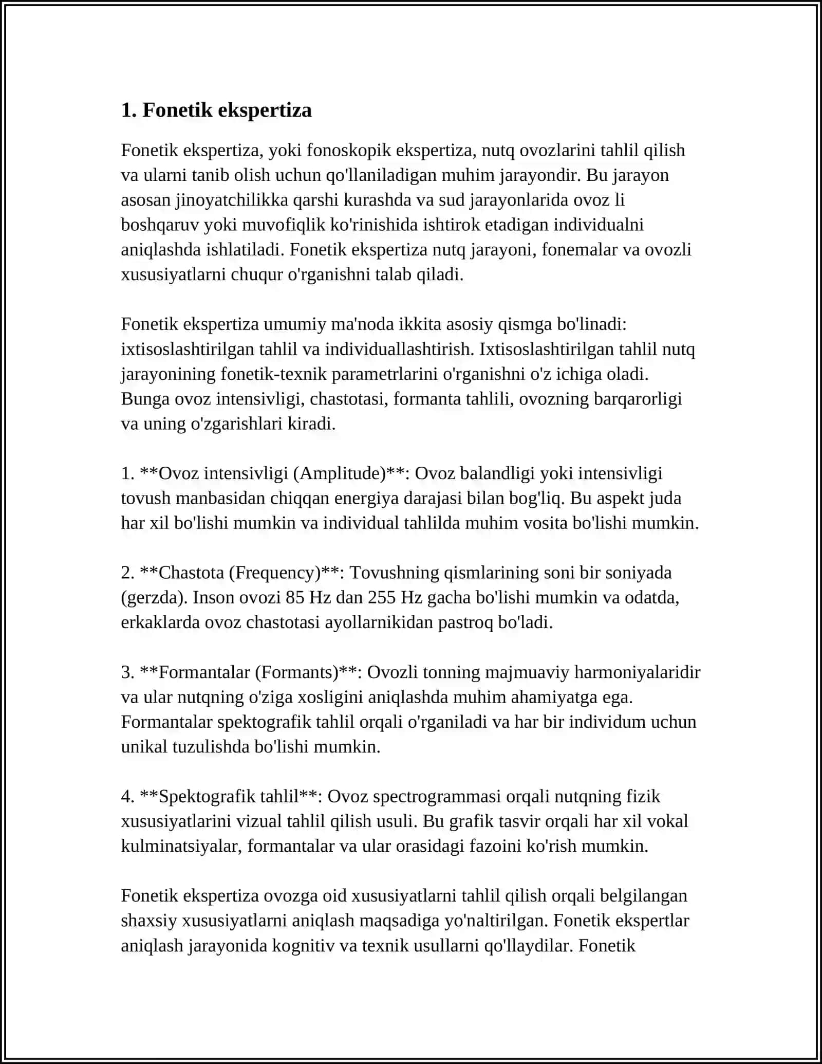 XATLAR LINGVORKRIMINALISTIK EKSPERTIZASI ASOSIDA JINOYAT FAKTINI ANIQLASH 3