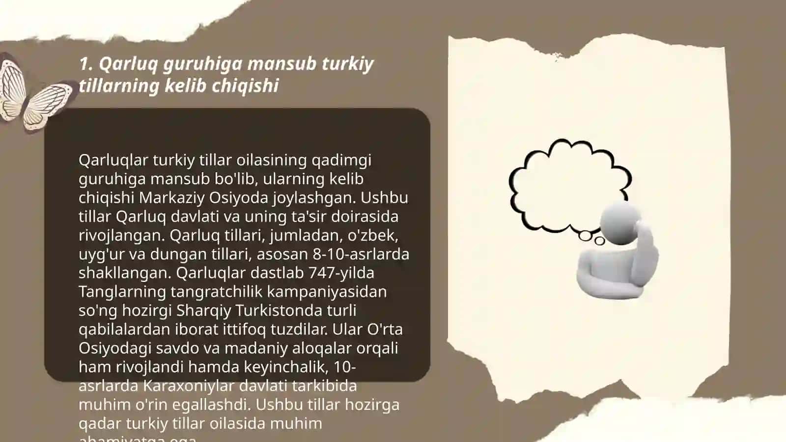Qarluq guruhiga mansub turkiy tillar va ularning lisoniy xususiyatlari 3