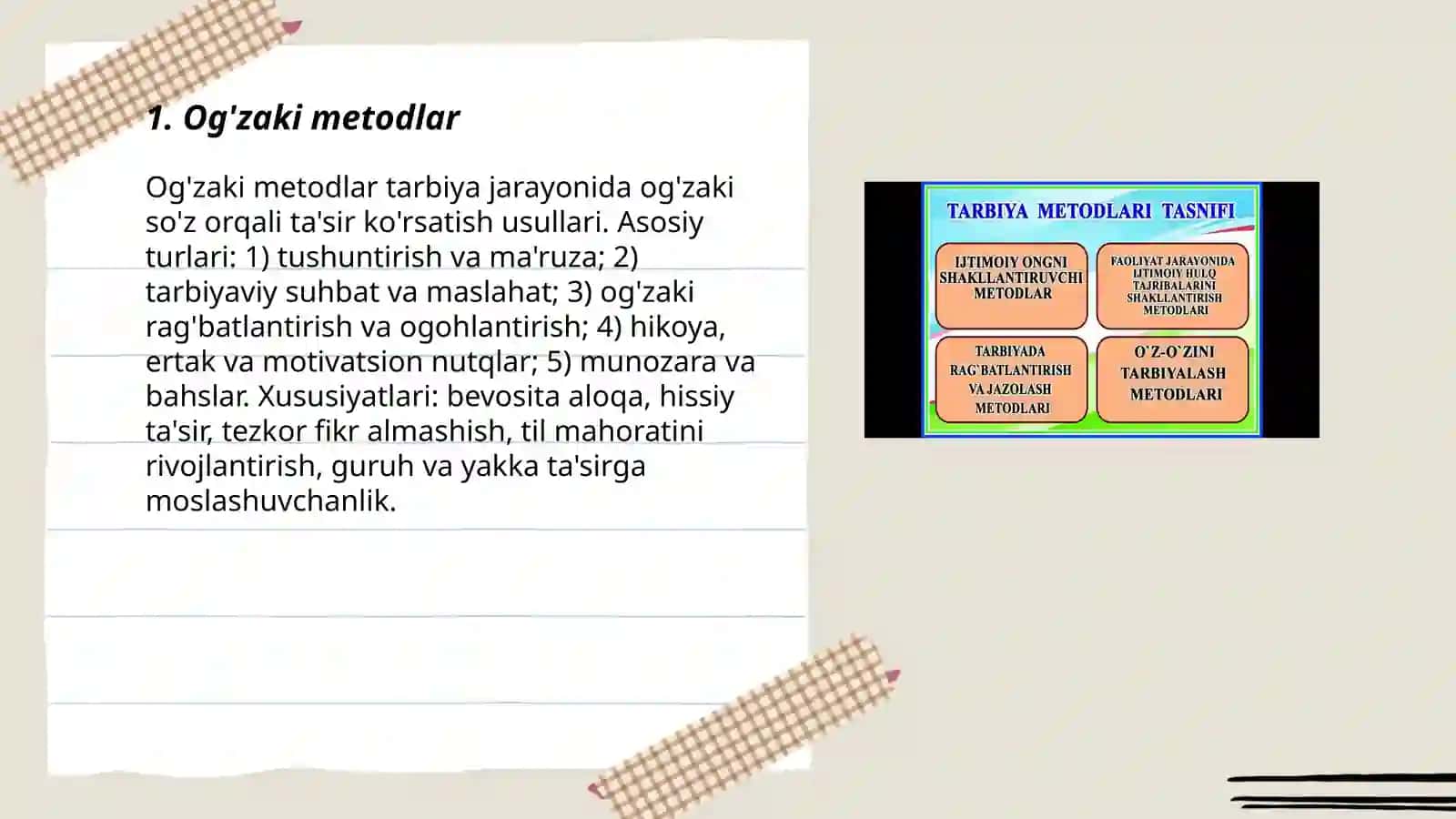 Og'zaki metodlar 3