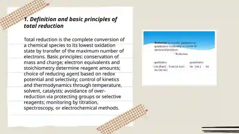 Total reduction 3