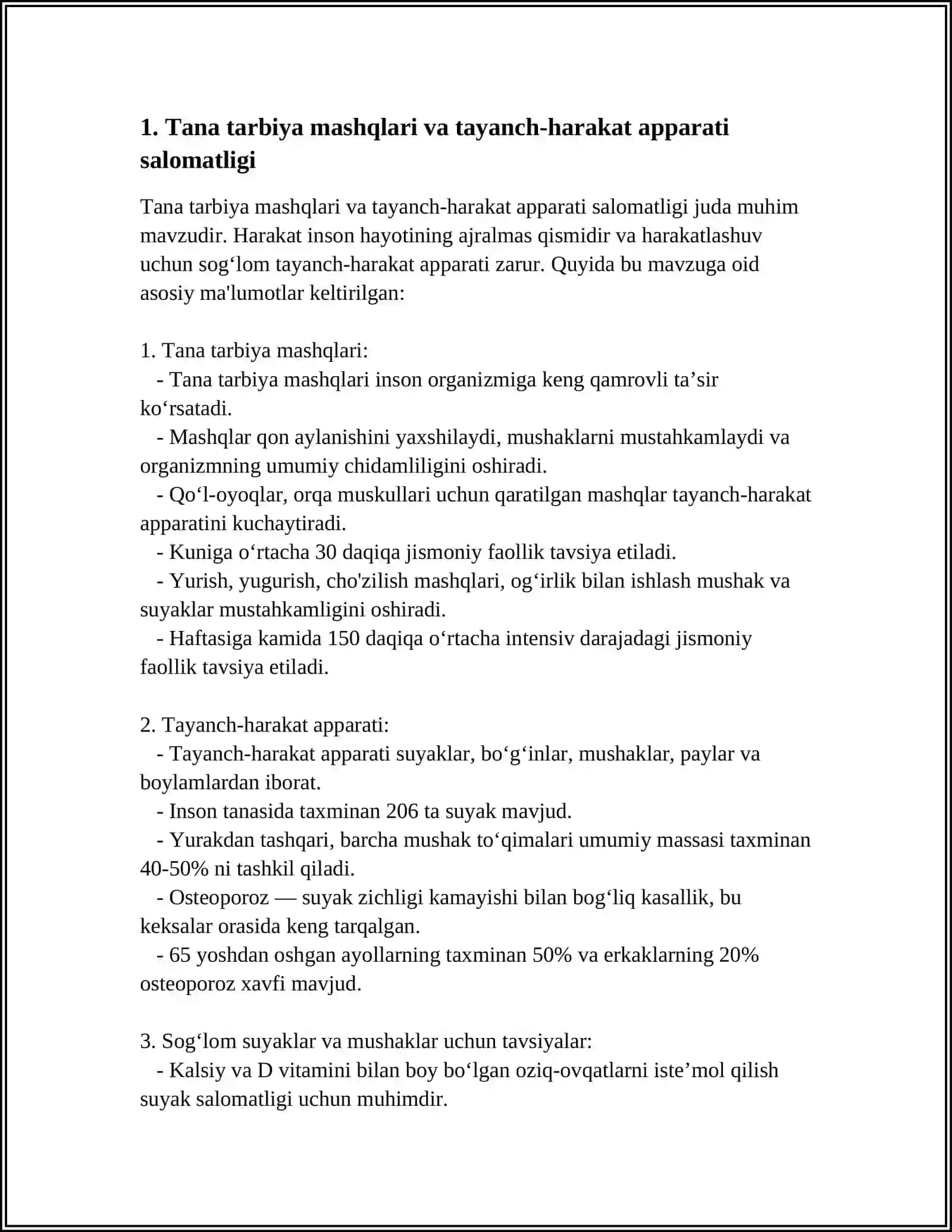 JISMONIY TARBIYA YORDAMIDA TAYANCH-HARAKAT APPARATI TIZIMI KASALLIGINI DAVOLASH PROFILAKTIKASI 3