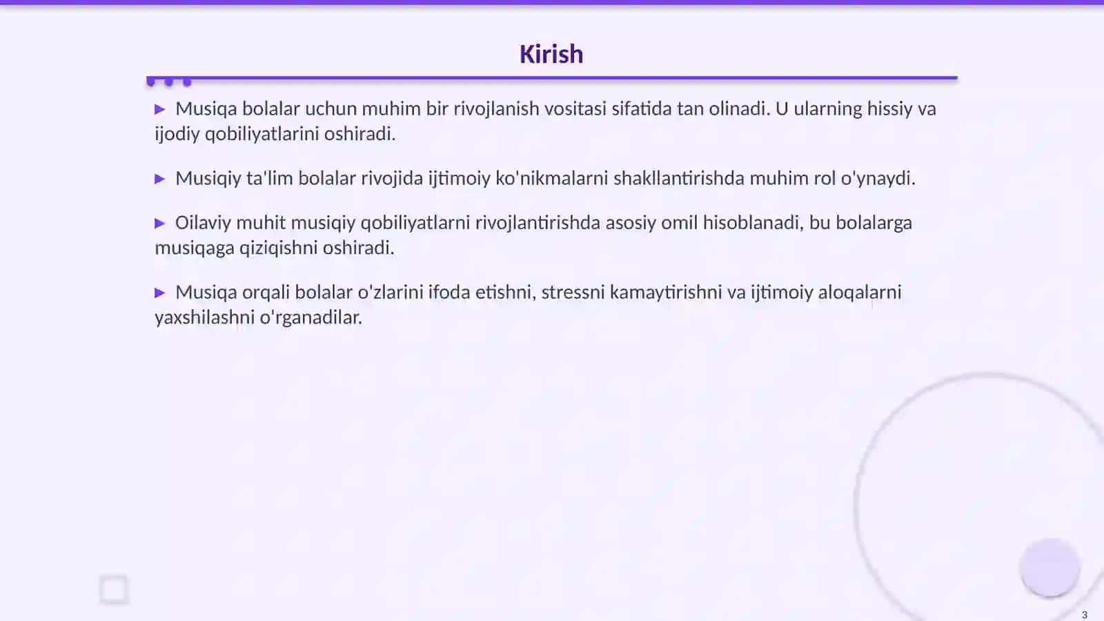 Oilada bolalarning musiqiy qobiliyatini rivojlantirish 3