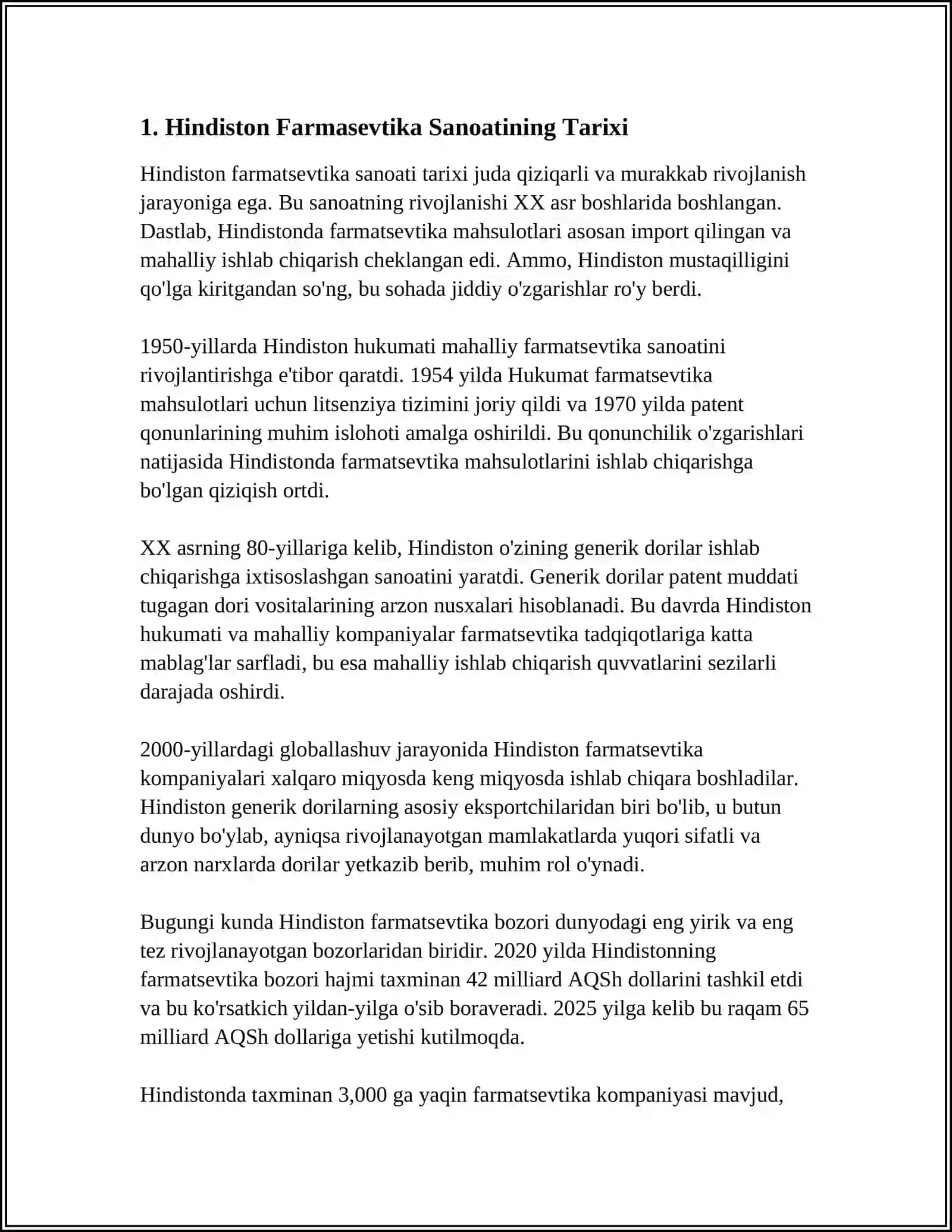 Hindiston Farmasevtikasi Sanoati 3