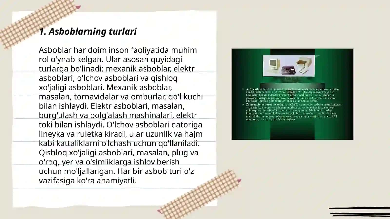 Silindrik teshiklara ishlov beruvchi asboblar 3
