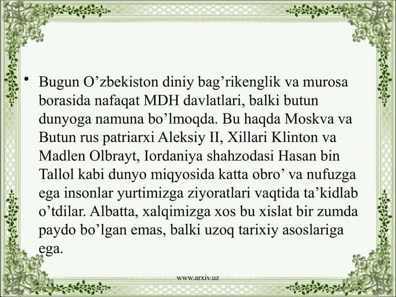 Davlat va din 3