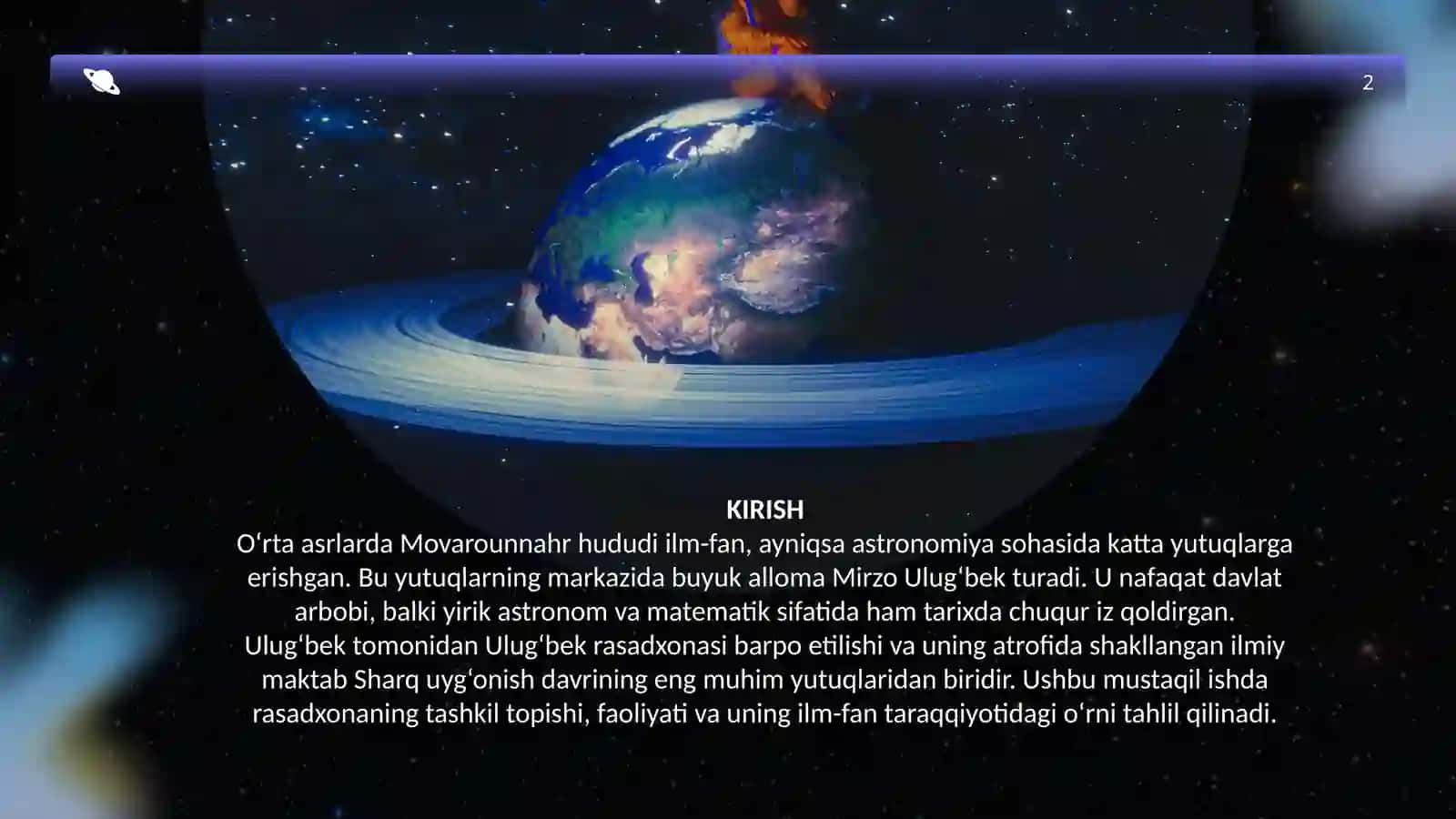 Ulug‘bek rasadxonasivaastronomiyamaktabi 3