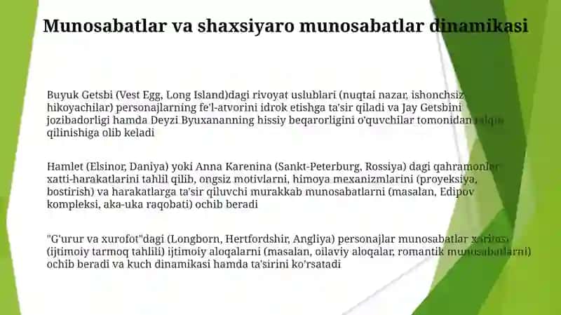 Badiiy asar qahramonlari shaxsiy sifatlarini baholashning mazmuni usullari va metodlari 3