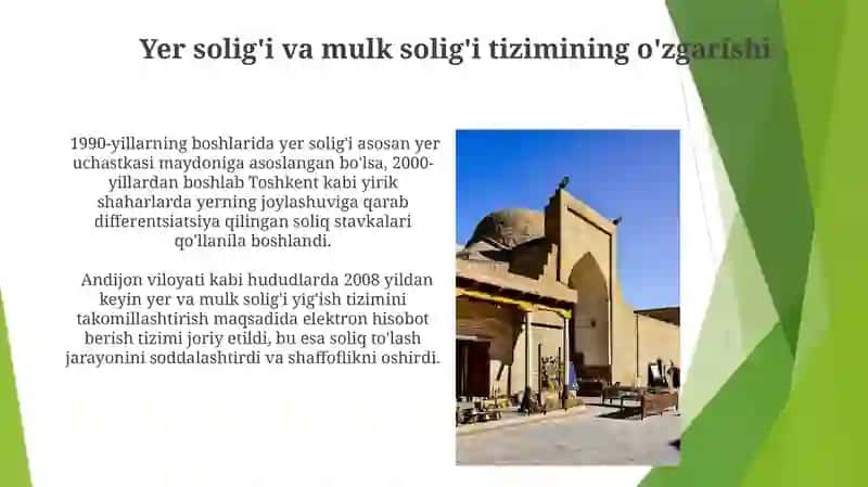 O'zbekiston Respublikasidagi soliq xuquqining tarixiy rivojlanishi 3