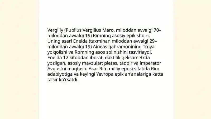 Rim adabiyoti 3