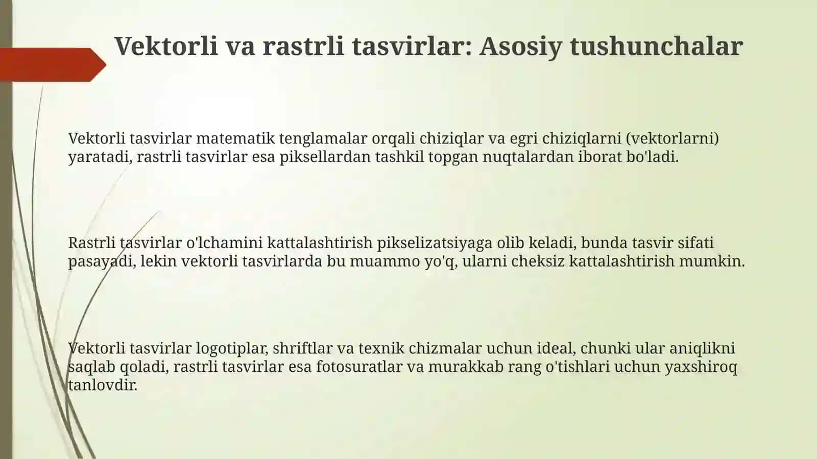 Vektorli va Rastrli Tasvirlar 3