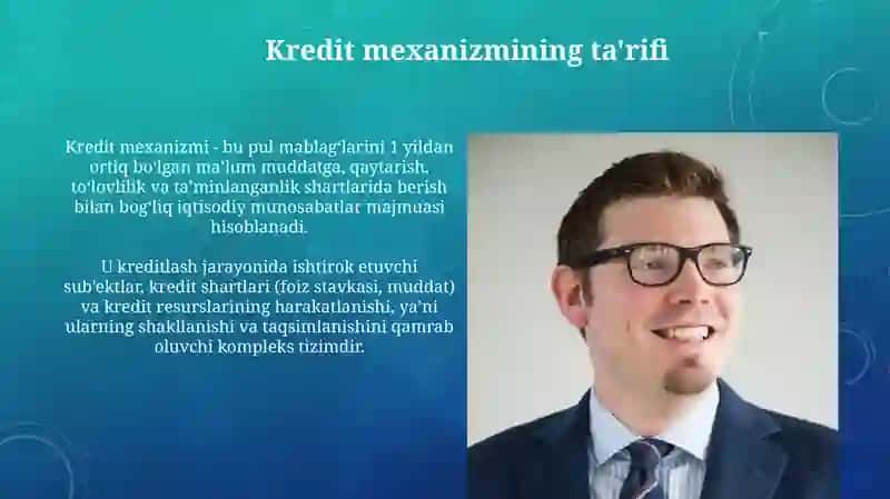 Kredit Mexanizmi va Uning Elementlari 3