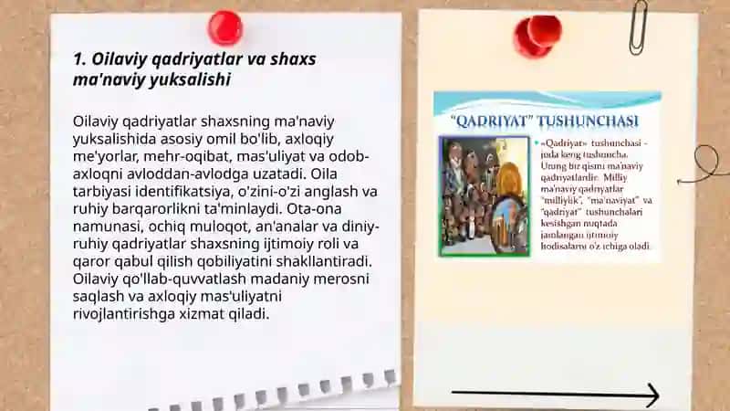 Oilaviy qadriyatlar va shaxs ma'naviy yuksalishi 3