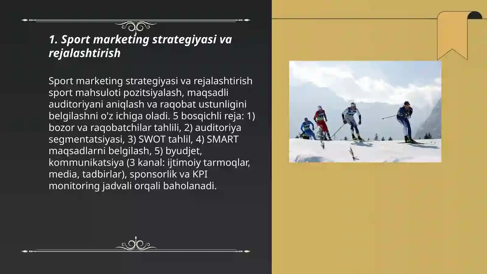 Sport marketing strategiyasi va rejalashtirish 3