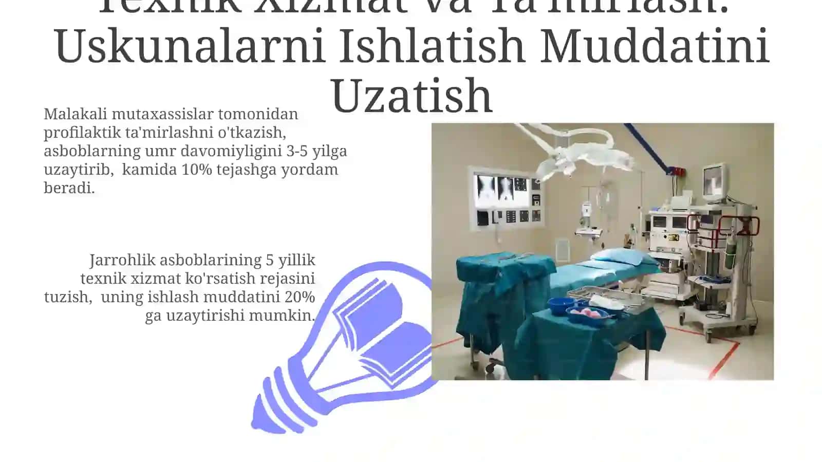 Jarrohlik va Reanimatsiya Bo'limida Qo'llaniladigan Asboblar 3