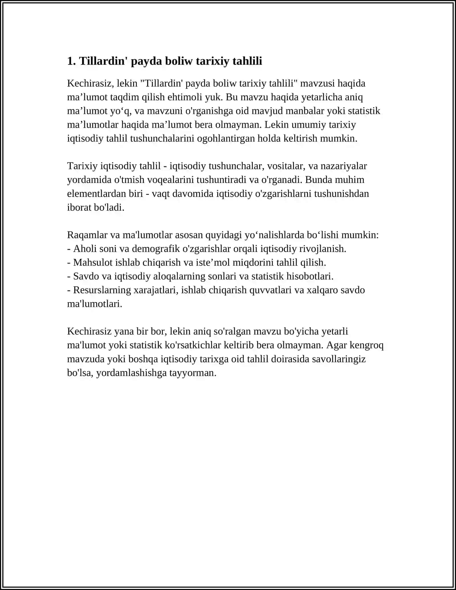 TILLERDIN' PAYDA BOLIWINA ARNALG'AN TEORIYALAR 3