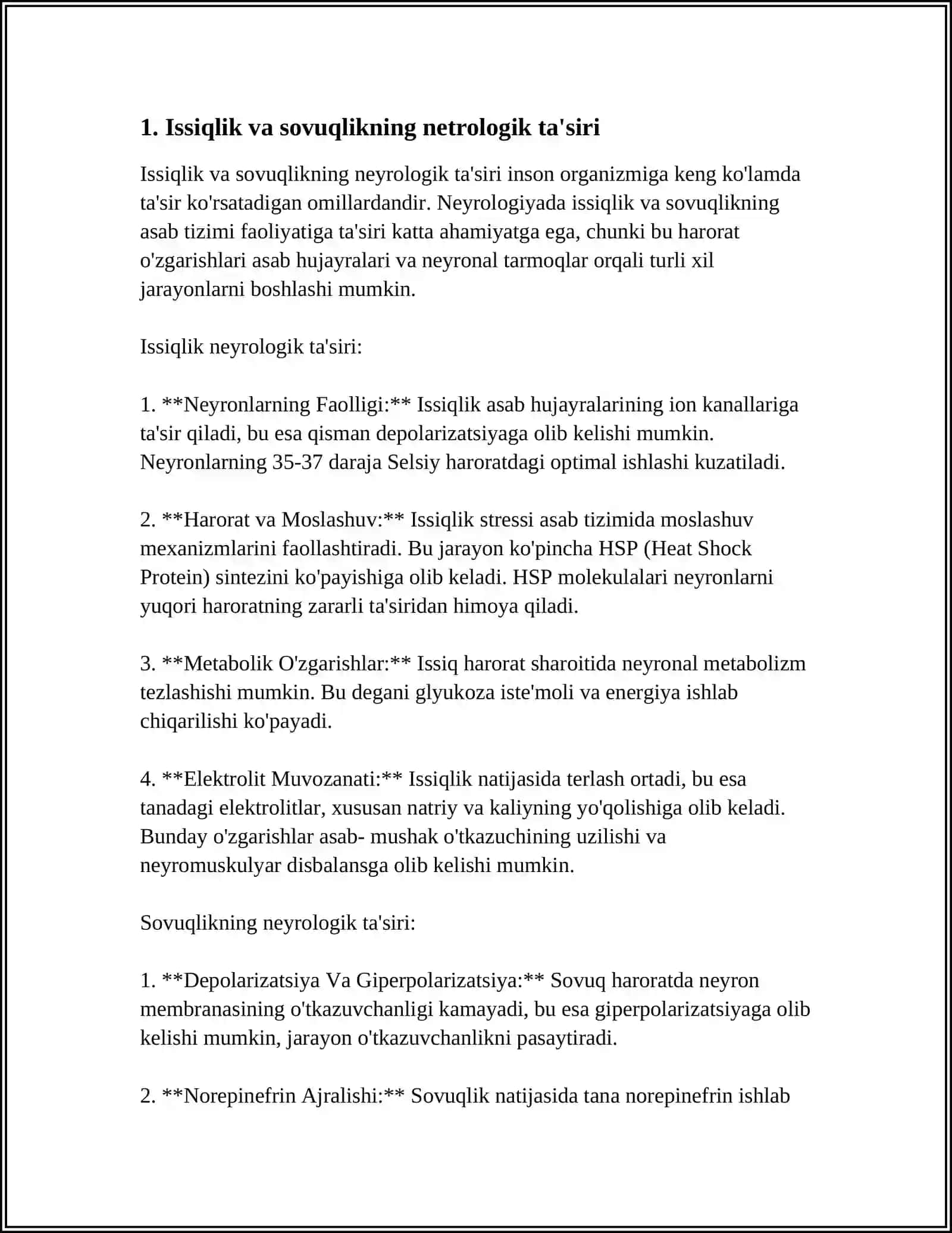 HARORAT VA BOSHQA OMILLARNING NETIROLOGIK XUSUSIYATLARGA TASIRI 3