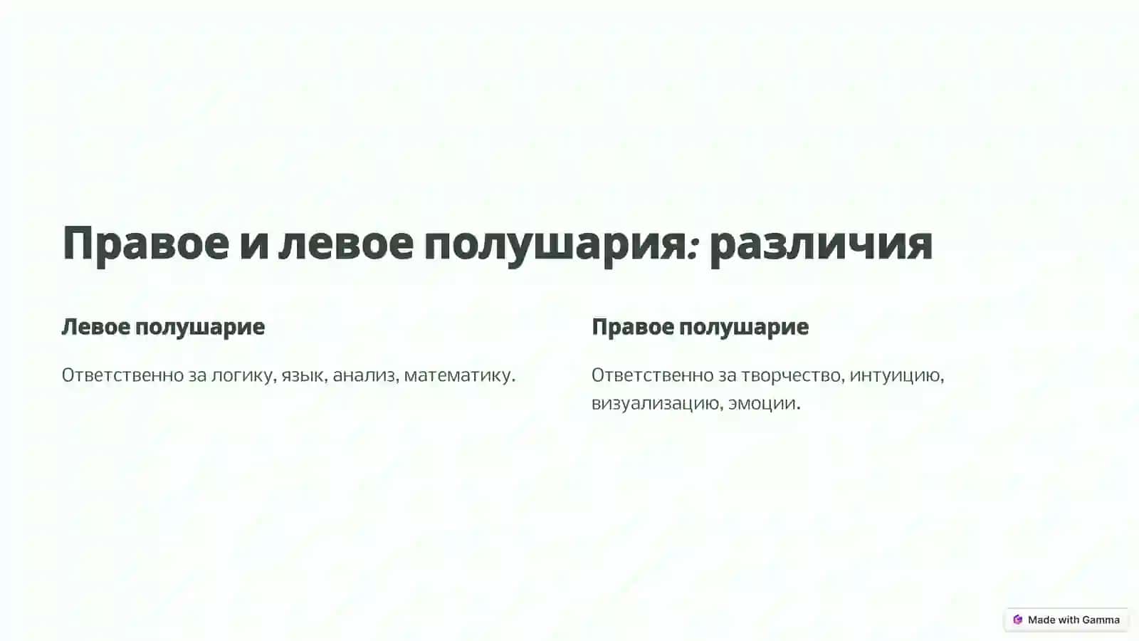Головной мозг: Стили речи 3