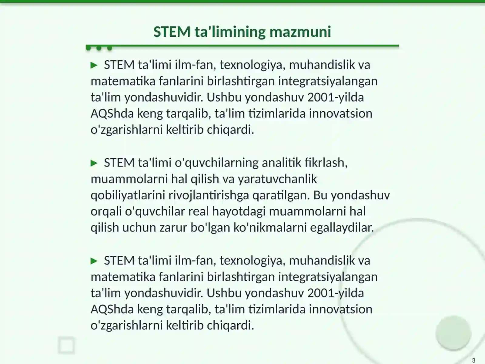 STEM va ta'lim metodi 3