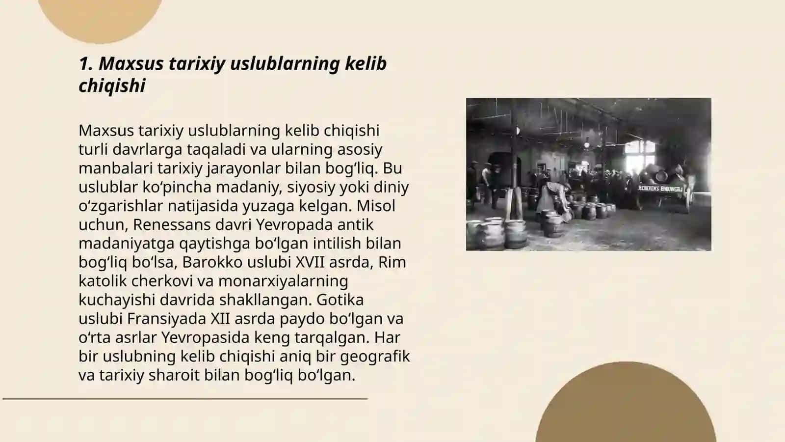 Maxsus tarixiy uslublar 3