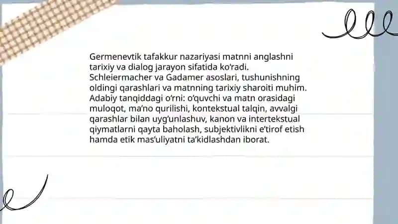 Adabiy tanqid va germenevtik tafakkur 3