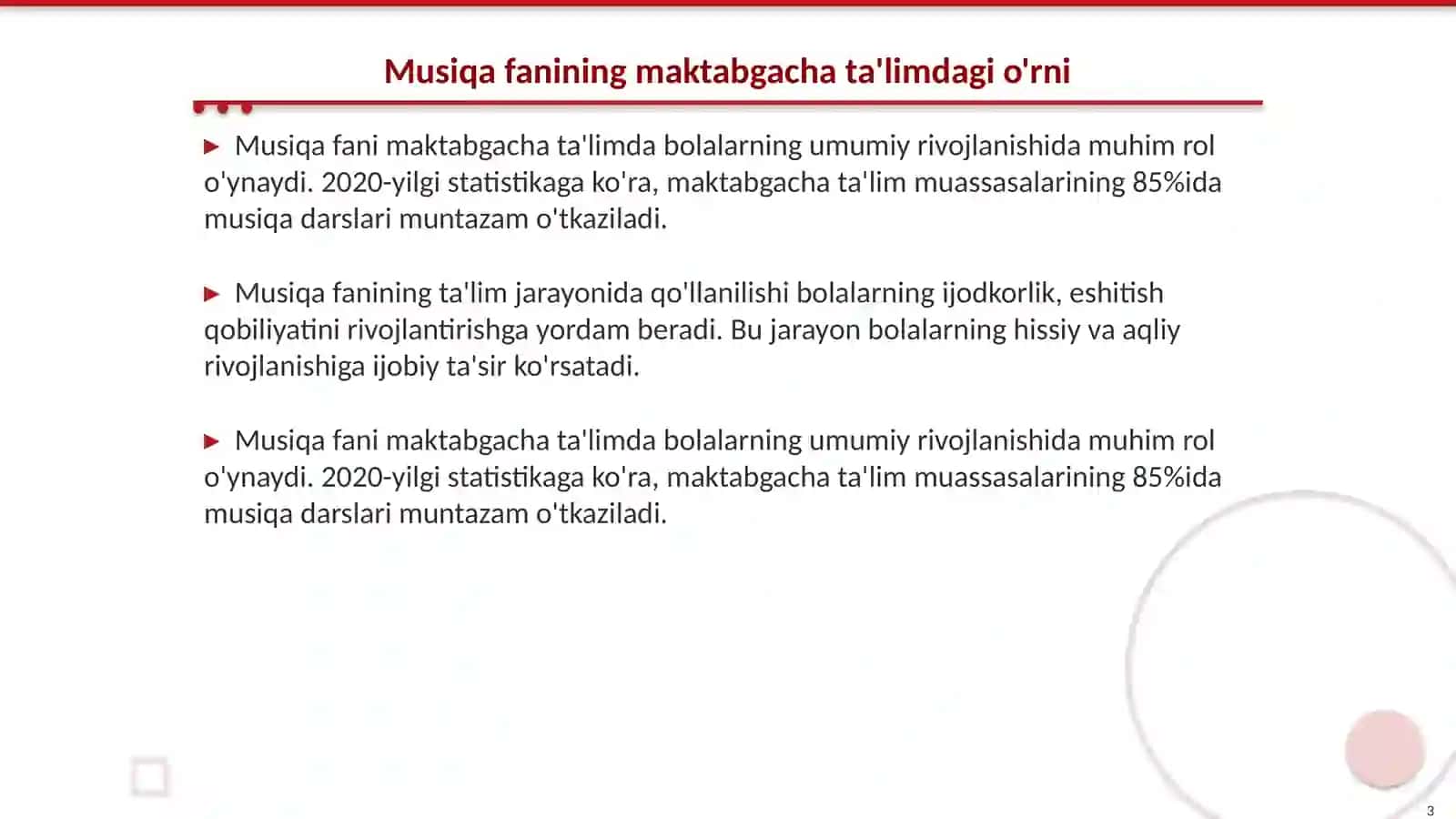 Maktabgacha ta'lim tashkilotlarida musiqa fanining maqsad va vazifalari 3