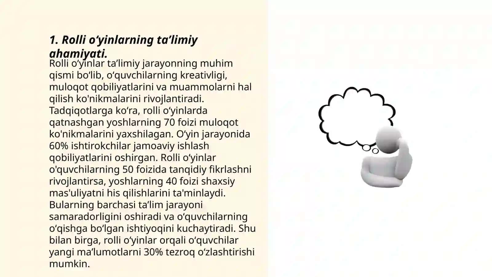 Erta bolalik davrida rolli oʻyinlarga rahbarlik qilish metodikasi va maktabgacha yoshdagi bolalar misolida 3
