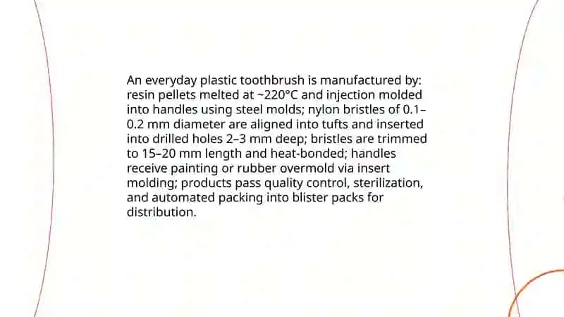 Plastic toothbrush 3
