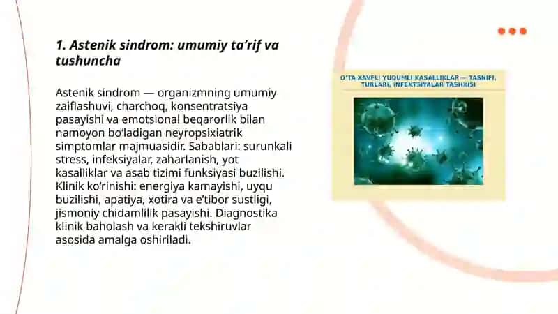 Astenik sindromning taʼlim yaratishida psixolog axborot texnologiyalaridan foydalanishni 3