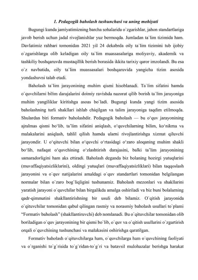Pedagogik baholash 3