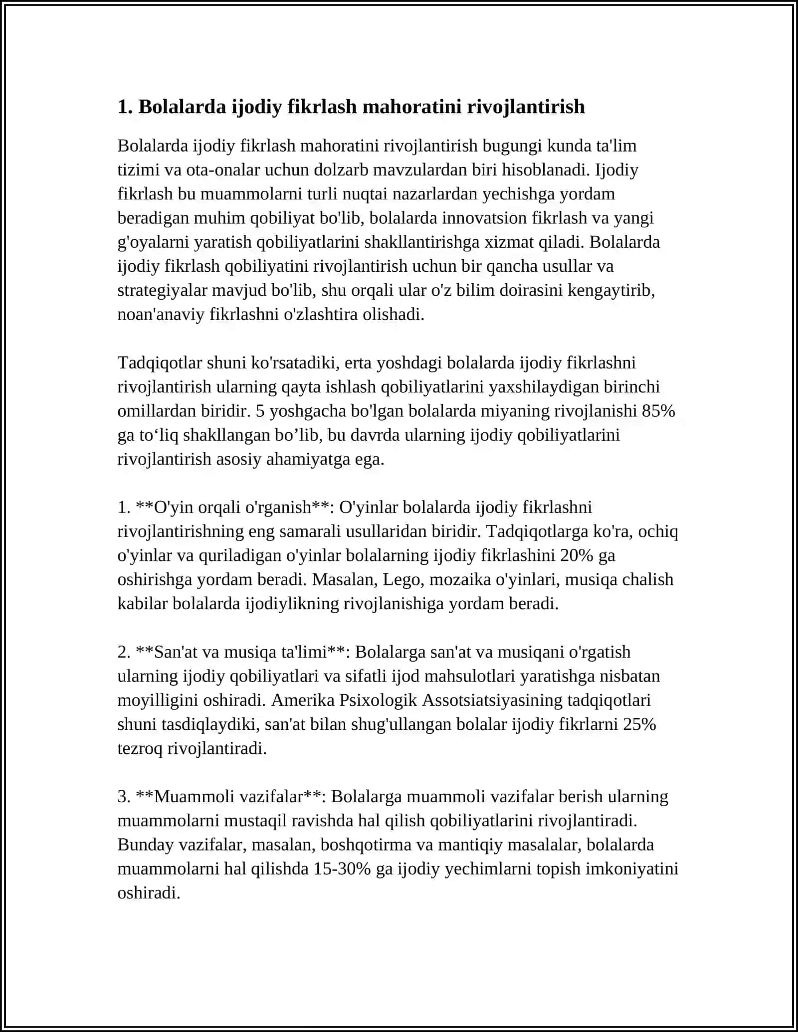 BOLALARNI MEHNAT MALAKA VA KOʻNIKMALARINI SHAKLLANTIRISH ORQALI MAKTABGA TAYYORLASH 3