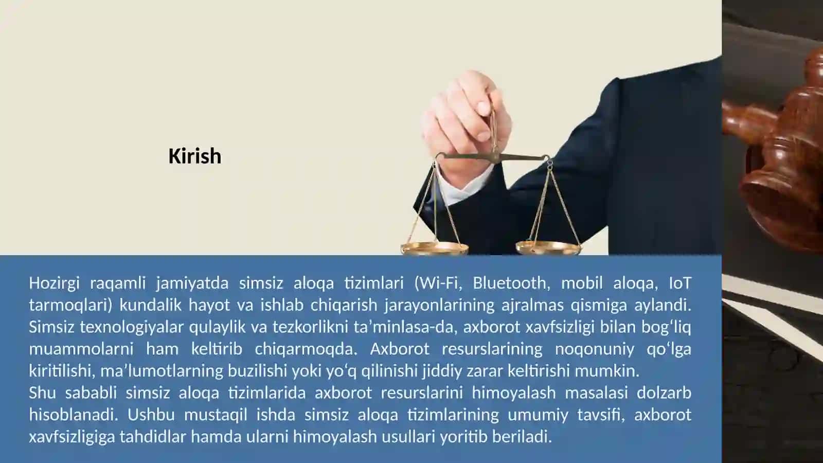 “Intellektual mulk huquqi obyektlariga nisbatan mutlaq huquqlarni amalga oshirishning huquqiy asoslari” 3