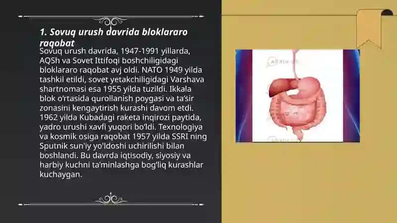 XX asrdagi Sovuq urushning xalqaro munosabatlardagi oʻrni va ahamiyati 3