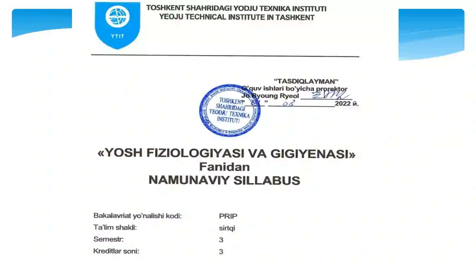Yosh fiziologiyasi va gigiyenasi 3