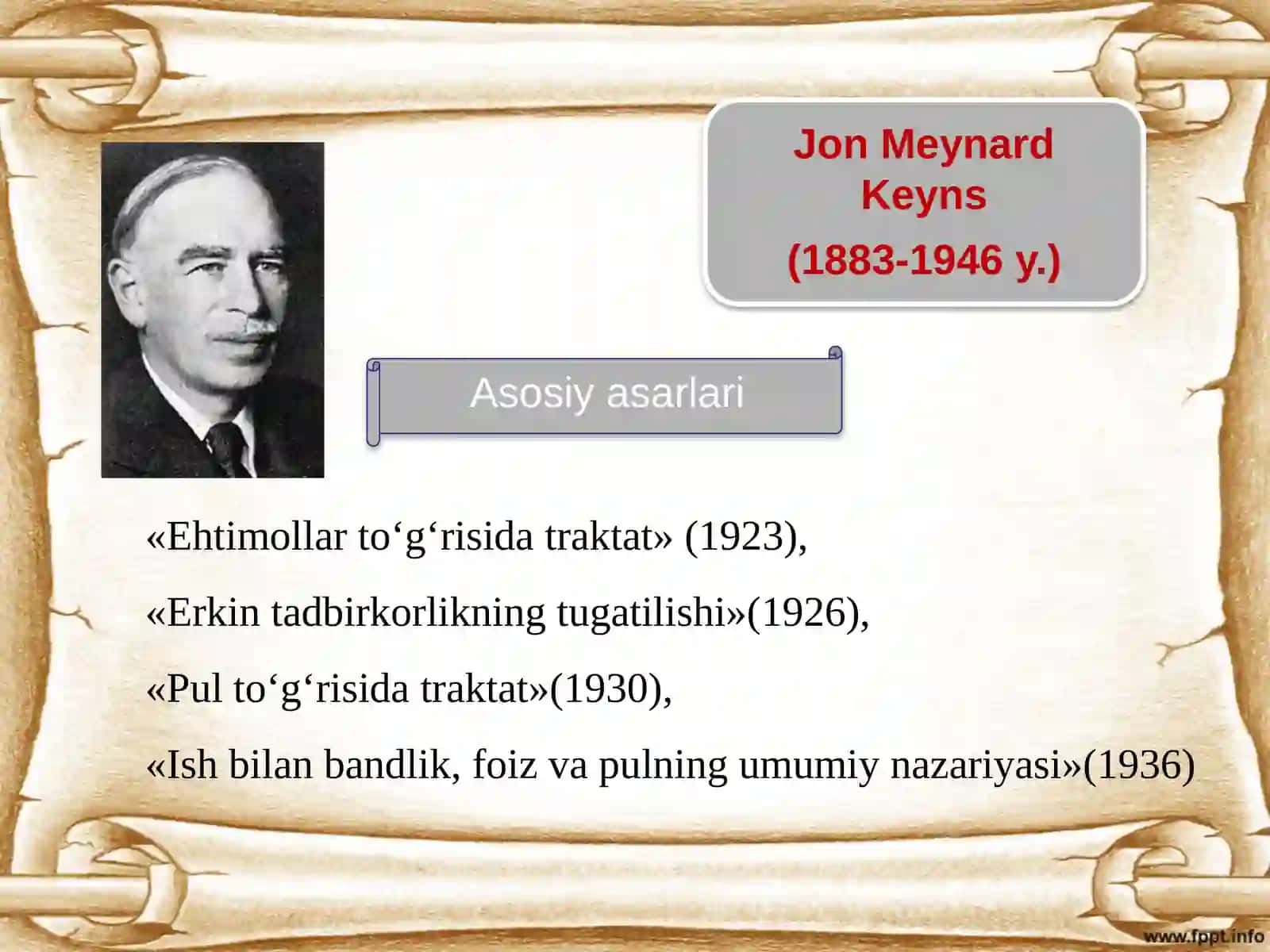 Jon Meynard Keyns (1883-1946 y.)ning iqtisodiy ta’limoti 3