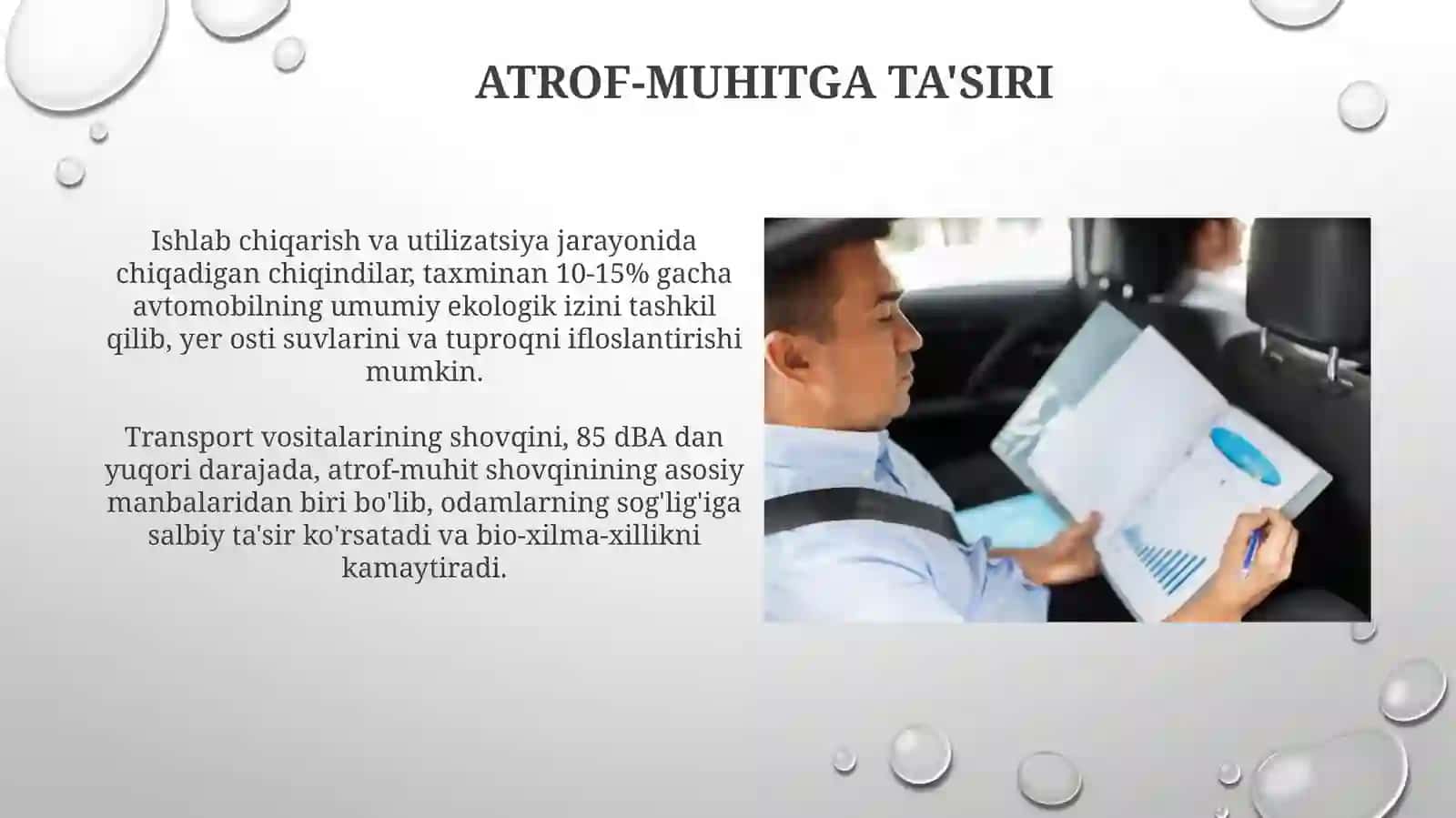 Transport vositalarining hayotiy sikli va xarajat tahlili 3