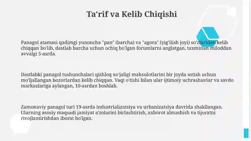 Panagohlarning turlari 3