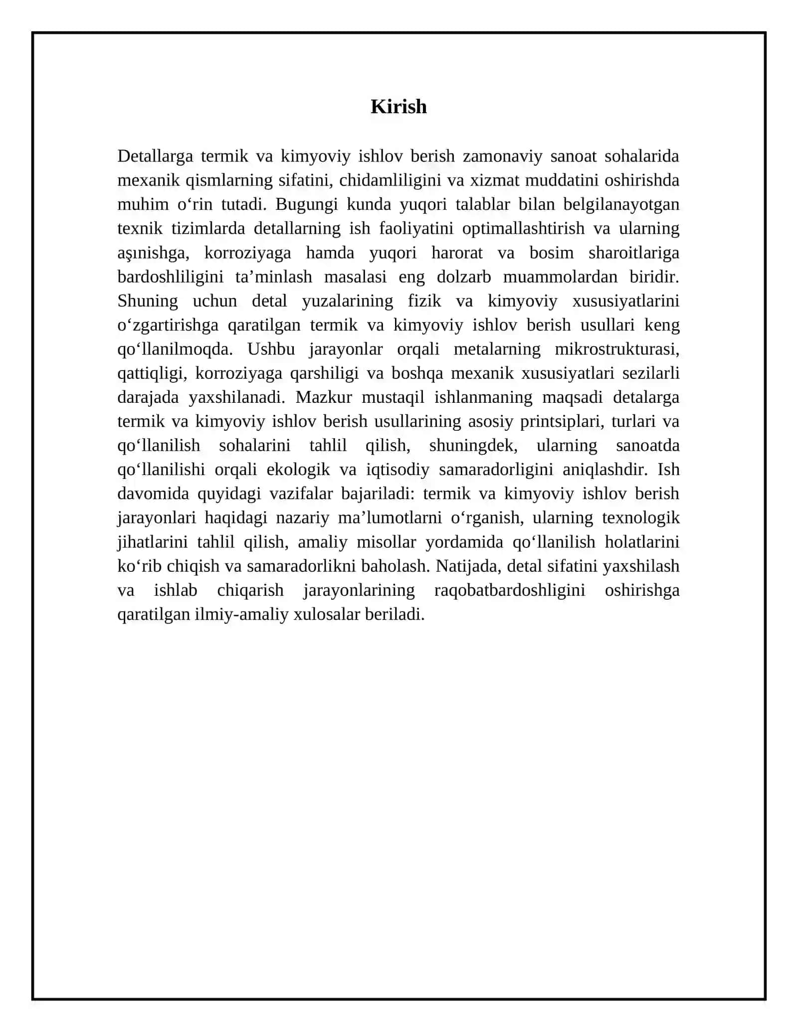 Detallarga termik va kimyoviy ishlov berish 3