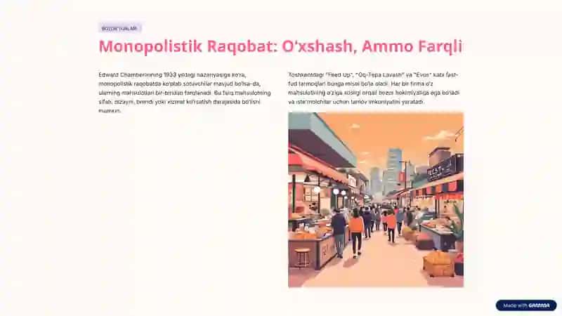 Ochiq Bozor, Korporatsiyalar Raqobati va Monopol: Iqtisodiyotdagi Kuchlar O‘yini 3