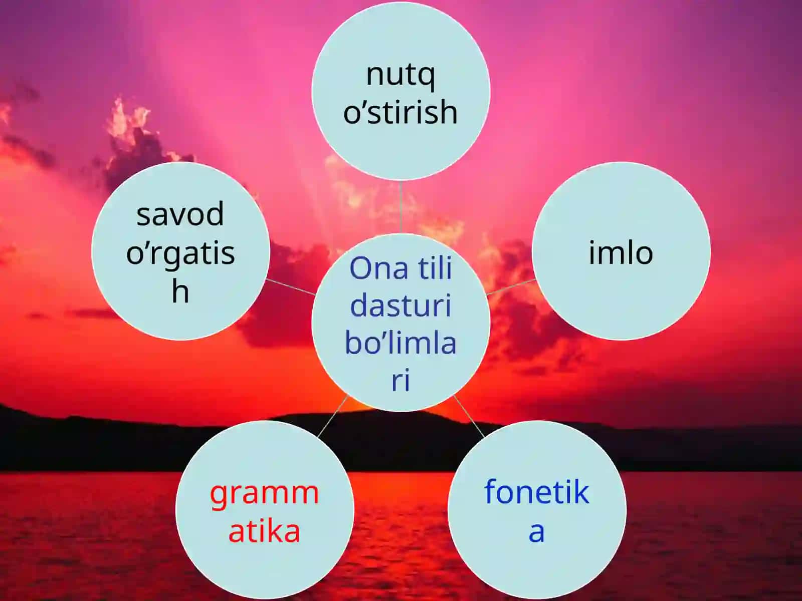 Ona tili o’qitish metodikasi 3