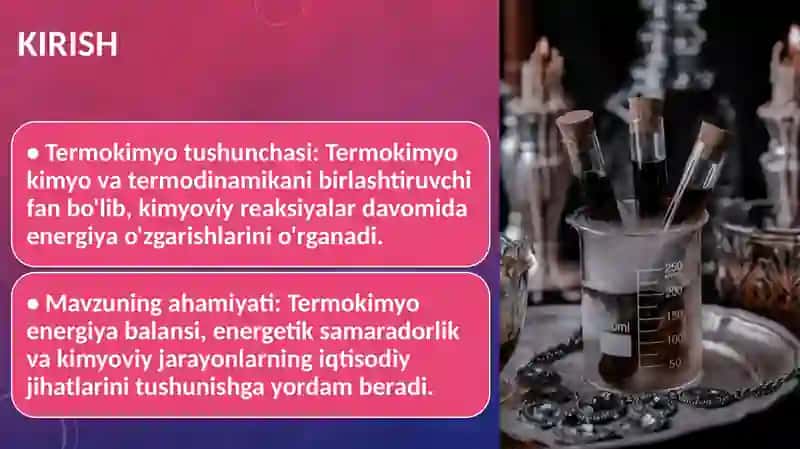 Termokimyo,Gess va Kirxgoff qonuni, Kalorimetriya 3