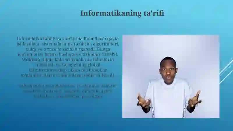 Informatika nima mavzusida 3