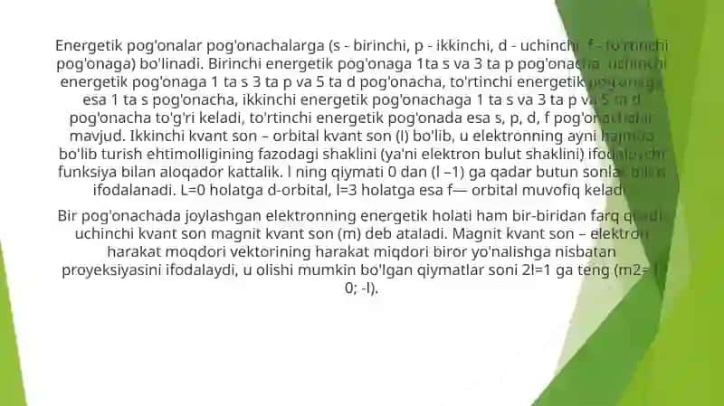 Kristallarning sohaviy nazariyasi 3