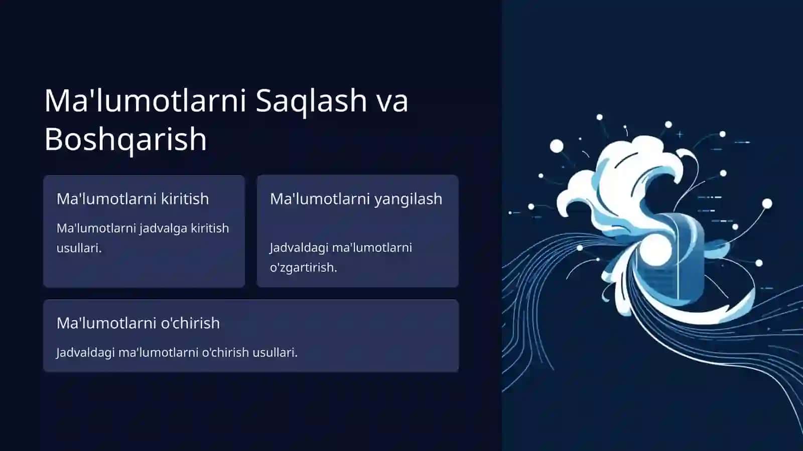 Exselda Ma'lumotlar Bazasi Bilan Ishlash 3