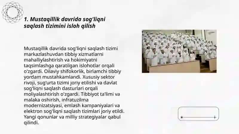 Mustaqillik davridagi tibbiyot 3